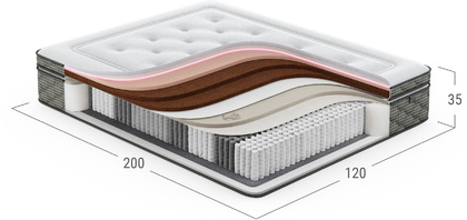 MOON BEAUTY Prestige H 847 матрас 120x200